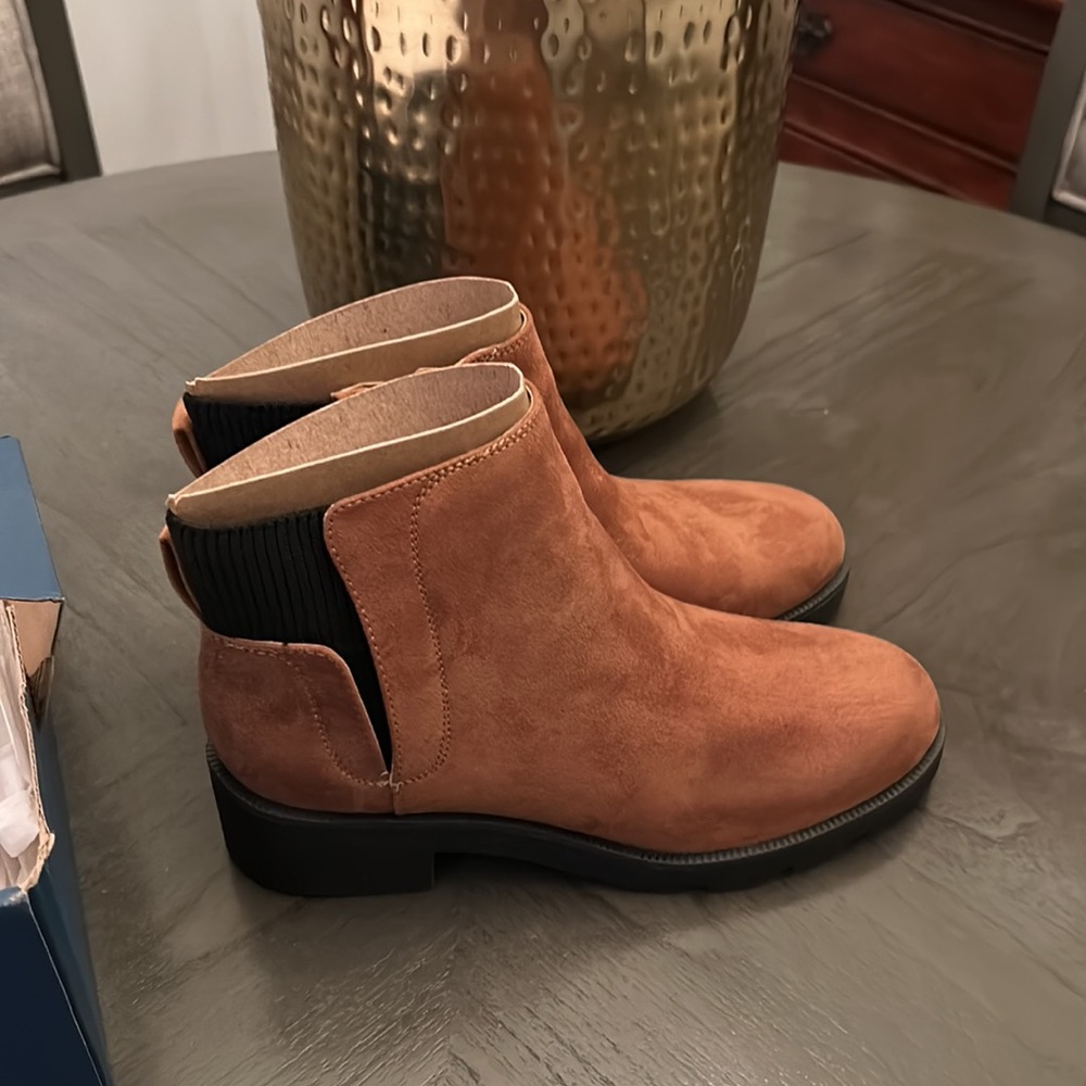 DR. SCHOLL'S SHOES TRIX WOMENS ANKLE BOOTS Size 7 - Picture 4 of 12